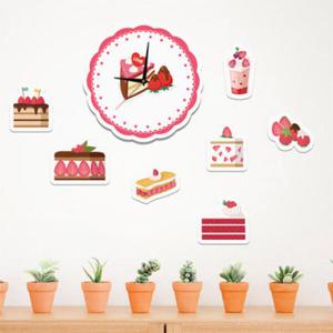 아트박스/꾸밈 nb068-인테리어벽시계-딸기가좋아