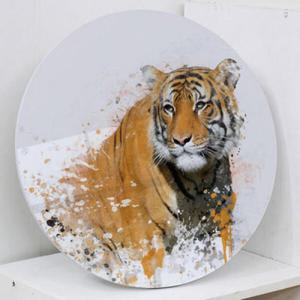 아트박스/꾸밈 tm350-원형아크릴액자_순한백호와호랑이