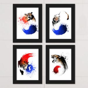 아트박스/꾸밈 iv233-태극전사호랑이_액자세트