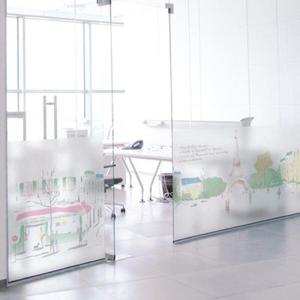 아트박스/꾸밈 ch091-에펠탑이 보이는 카페거리_글라스시트지