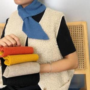 아트박스/홀리지 리얼 니트 쁘띠 숏 포인트 패션 머플러