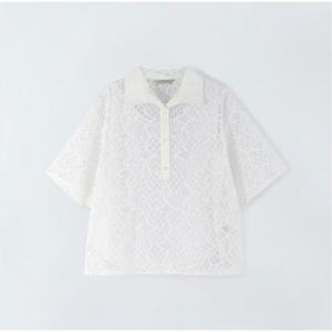 [앤클라인(여성의류)]카라 크로셰 블라우스 9H2BL3620