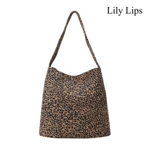 [릴리립스]호피 숄더 스퀘어 빅 백 (YL6AB004)