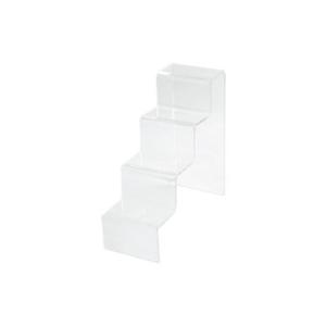 진열대(절곡형 4단)50 DP0401) 계단형진열대 아크릴진열대 디스플레이 4412 악세사리진열대 악세서리진열대