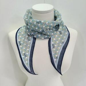 [애슬릿] 패턴 배색 봄 가을 할머니 스카프 머플러