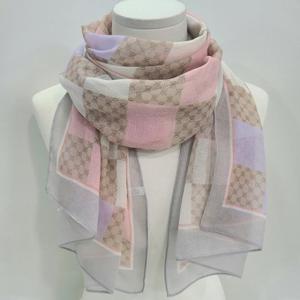 [애슬릿] 체크 배색 봄 가을 롱 스카프 머플러