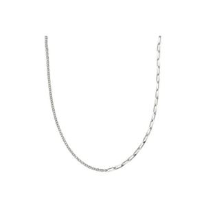 [티르리르]티젠 맥시마이즈 클립 체인 실버화이트 목걸이 TNSSVW14033M