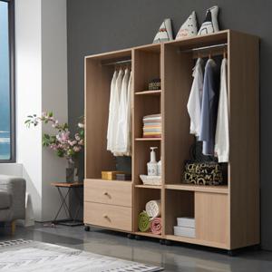 [더젠] 프릭스1500 이동식수납드레스행거옷장세트4(300 오픈행거