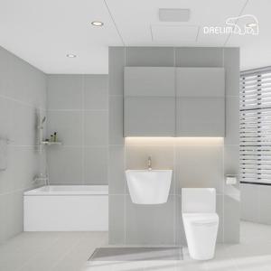 [25년형]대림바스 포세린 에디션 포그 LED 와이드 슬라이딩장형 거실욕실 리모델링