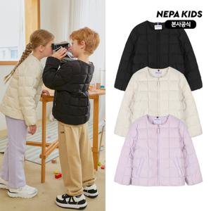 [네파키즈/택가169,000] KLF2003 스퀘어 퀼티드 덕다운 자켓 본사직영