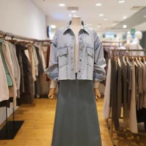 [에잇타임즈]  8TFSSJK9034_오버핏 아이스 데님 자켓