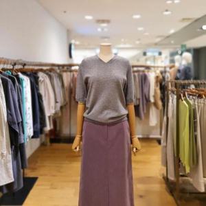 [에잇타임즈]  8TDAWNN1874_아라산 캐시 5부 니트 티셔츠