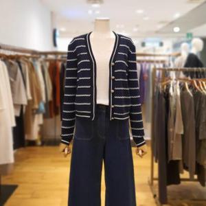 [에잇타임즈]  8TFSSNC2809_단가라 V넥 가디건