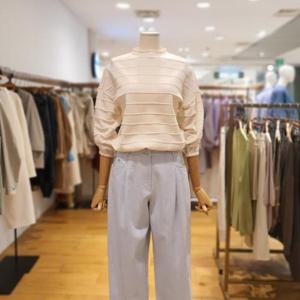 [에잇타임즈]  8TFSSNT2719_밑단 밴딩 크롭 니트