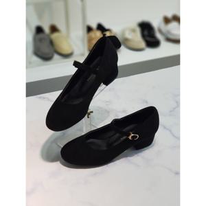 [한슈]라비앙 스웨이드 메리제인 미들힐 펌프스 4cm AHS031440-1