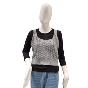 [파파야]뷔스디에 니트 티셔츠(PNPRKT002A)