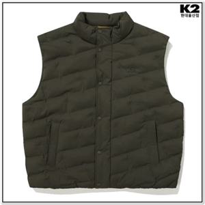 [K2] KMU24641US 남성용 간절기 경량 누빔 실크스타 패딩 조끼