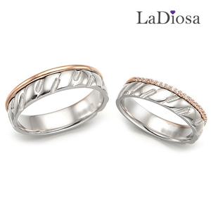 라디오사 18K 커플링 G18D2-9781RO 남녀한쌍세트