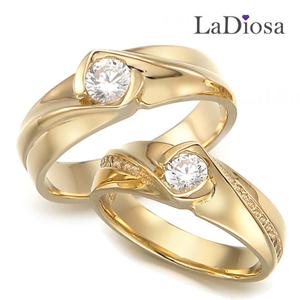 라디오사 18K 커플링 G18D2-9776RO 남녀한쌍세트