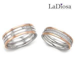 라디오사 18K 커플링 G18D2-9801RO 남녀한쌍세트