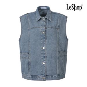 르샵  루즈핏 데님 베스트 (BP9VT001A)