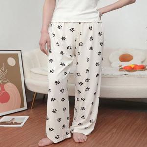 홈웨어 여자 잠옷바지 9부팬츠 여름 얇은 파자마 3컬