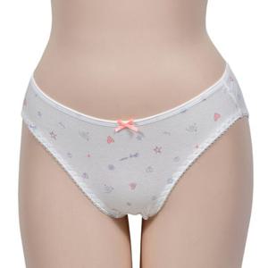 (글로리)형광리본 감각적인 면스판 삼각 팬티