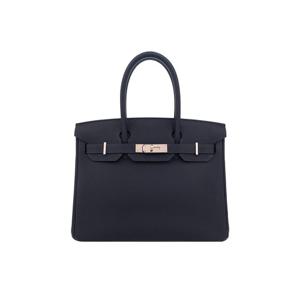 [엘러브] 에르메스 벌킨30 블루뉘 로즈골드 5HH0385