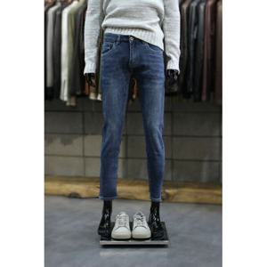 [빠니깔레]MARIO블루워시드스크레치 베이직스판진 m-hjean56bl