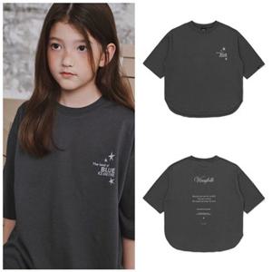 [블루테일]HP AZG8TS02CG 오버핏 차콜그레이 반팔 티셔츠PG