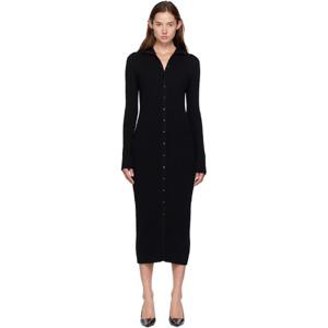 25 FW 몽클레어 여성 Moncler x EE72 블랙 아비토 맥시 드레스 252171F055002