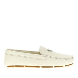 프라다 트라이앵글 로고 스웨이드 드라이버 로퍼 2DD179ATG F03