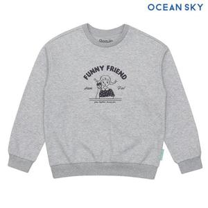 [오션스카이]여아 벨벳 아트웍 기모 맨투맨 티셔츠-AFJG5166D0B