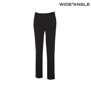[와이드앵글]  WWW23391Z1 VA 에센셜 본딩 슬림 팬츠 L (Black)