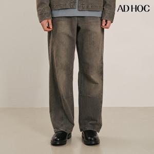 [애드호크]남성 옆선 디테일 포인트 데님 팬츠 HB9DP06