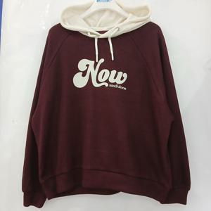 [에꼴리에][모다부평]배색 후드 니트라이크 후드티/25C5453WN_BP