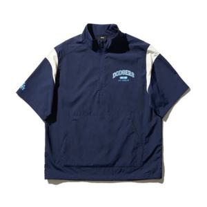 MLB반팔티 PQJ 3AWJV0843-07NYS 스포티브 바시티 어깨 배색 반팔 아노락