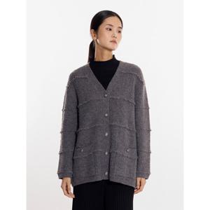[플리츠미][플리츠미] 숏 프린지 트위드 롱 가디건_EKCDW125004