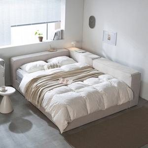 보루네오 카밀라 가드형 패브릭 침대 LK-듀얼탑 29cm 매트리스