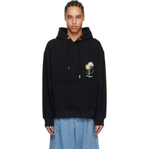 우영미 블랙 팜 트리 후디 W251TS34 251704M202009