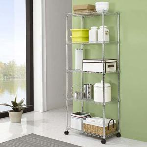 메탈선반 600 5단 바퀴달린수납장 선반 이동식 트롤리 선반 벽선반 수납선반 다용도선반 사다리선반 시스템선반 선반수납장 수납장 거실수납장