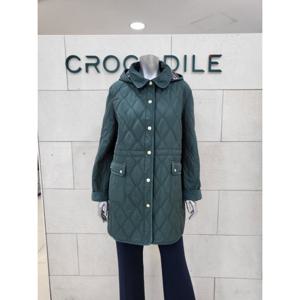 [크로커다일레이디]다이아 퀄팅 패딩코트 CLEWPD209-DG_BP