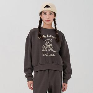 [오션스카이]여아 밍크 기모 일러스트 맨투맨 티셔츠-EFJG5188D0