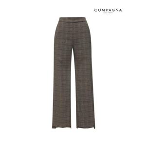 [꼼빠니아][꼼빠니아]언발 체크 팬츠-CW22PF1201484C