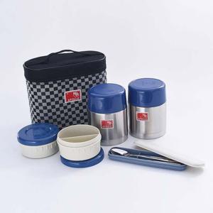 아폴로 국내산 트윈 보온도시락 1810ml 죽통 보온통 보온도시락 보온죽통 주방용품