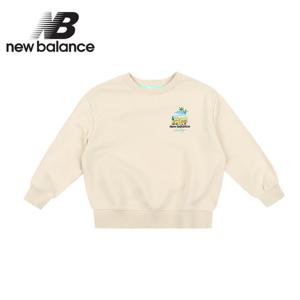 뉴발란스 키즈 그래픽 스웻셔츠(NK9CD1101U-36)_라이트 베이지