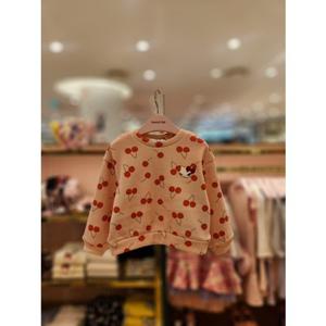 프렌치캣5 여아 핑크앵두기모맨투맨 (Q56DDT170)