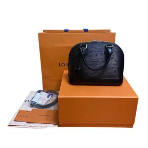 24SS 루이비통 여성 알마 ALMA BB 비비 가방 토트 백 에피 블랙 M40862