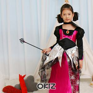 [H1306] 할로윈 마녀의상 [스파이더여왕-DH14201] 아동 코스튬