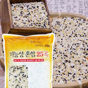 푸드마인 국산 혼합곡 25곡 800gx6봉 최신도정 잡곡